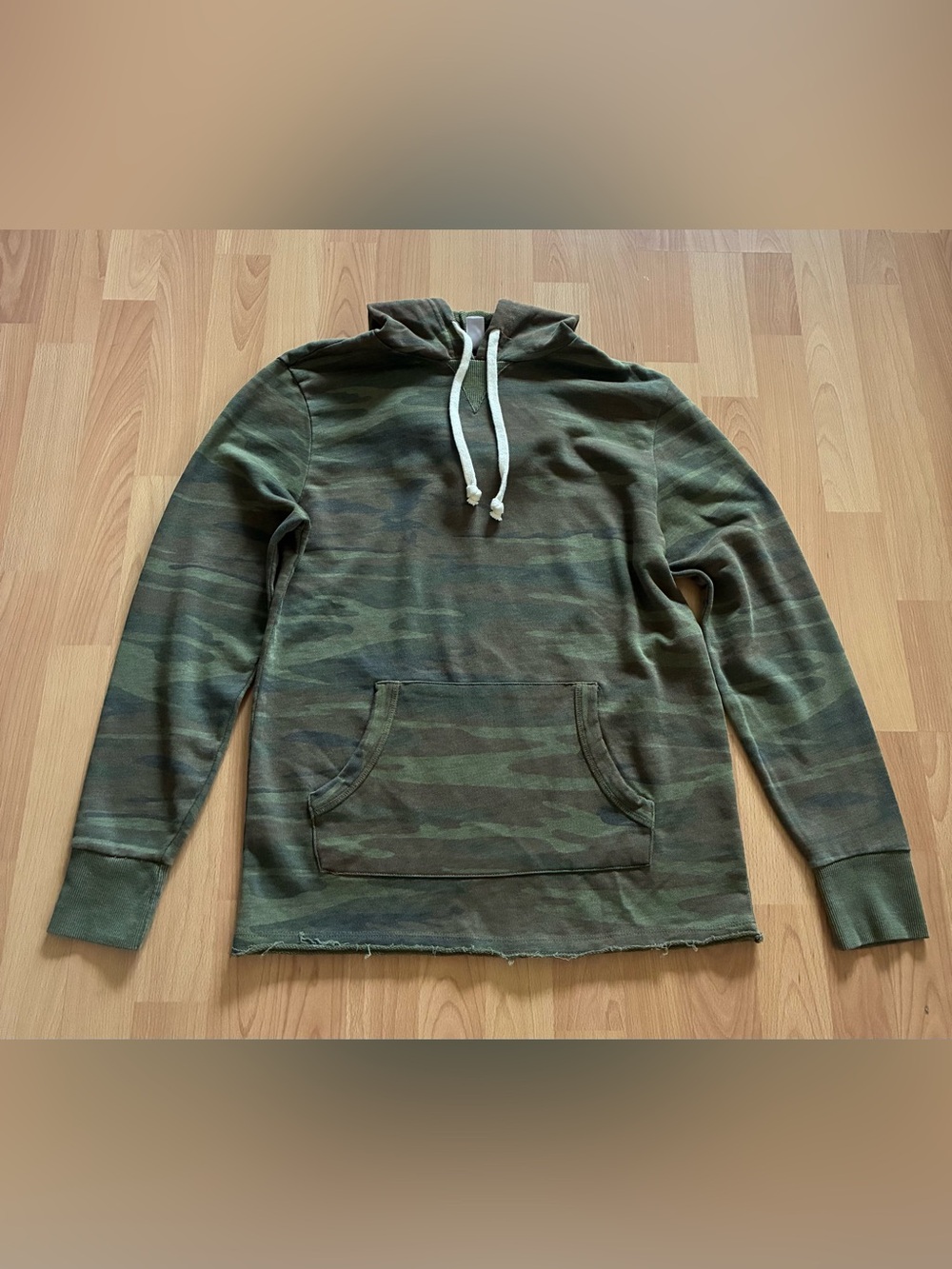 Alternative Unisex Camo School Yard Hoodie Size S Sweatshirt Top Pullover New